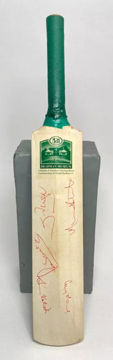 Bradman International Challenge Bowral 2003 Bradman XI v England Signed Mini Bat